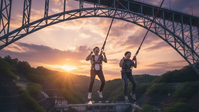 逆 バンジー どこで できる？日本国内の体験場所を徹底解説 